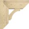 Ekena Millwork Imperial Slat Rough Sawn Bracket w/ Offset Brace, Douglas Fir, 8"W x 20"D x 20"H BKT0806X20X20IMP06RDF - alternate 3